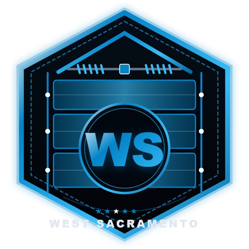 West Sacramento Garage Door Service Emblem